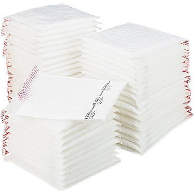 Sealed Air 10122 Jiffy TuffGard Self-Seal Cushioned Mailer #2 8 1/2 x 12 White 50/Carton