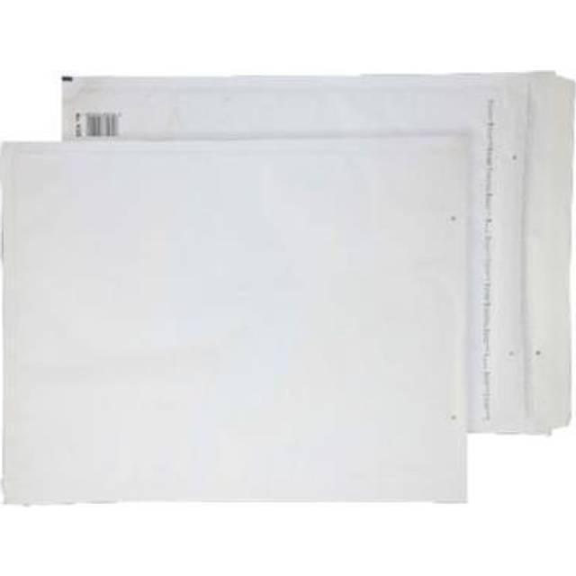 Purely Packaging 300 x 430 mm 90 Gsm Envolite Vadderat Bubbelkuvert Peel And Seal J/6 Vit, Förpackning Med 50