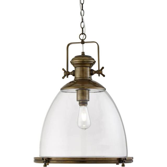 Searchlight 6659 Ritz Industrial Pendant Large 1 Lightt Painted Antiqu