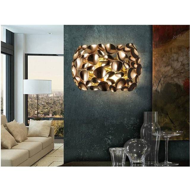 Schuller 266782N Narisa 2 Light Wall Light Gold Rose Plated