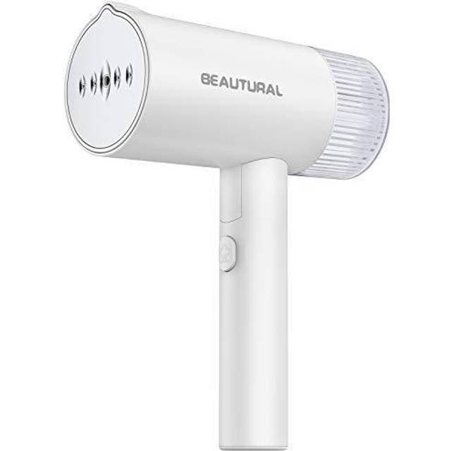 BEAUTURAL Clothes Steamer, Foldable Handheld Clothing Wrinkles Remover for Garments, Portable Mini Fabric Steam Iron for Home and Travel
