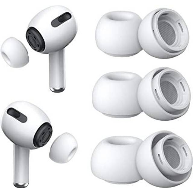 [3 Pairs] Replacement Ear Tips for Airpods Pro and Airpods Pro 2nd Generation with Noise Reduction Hole, Silicone Ear Tips for Airpods Pro with