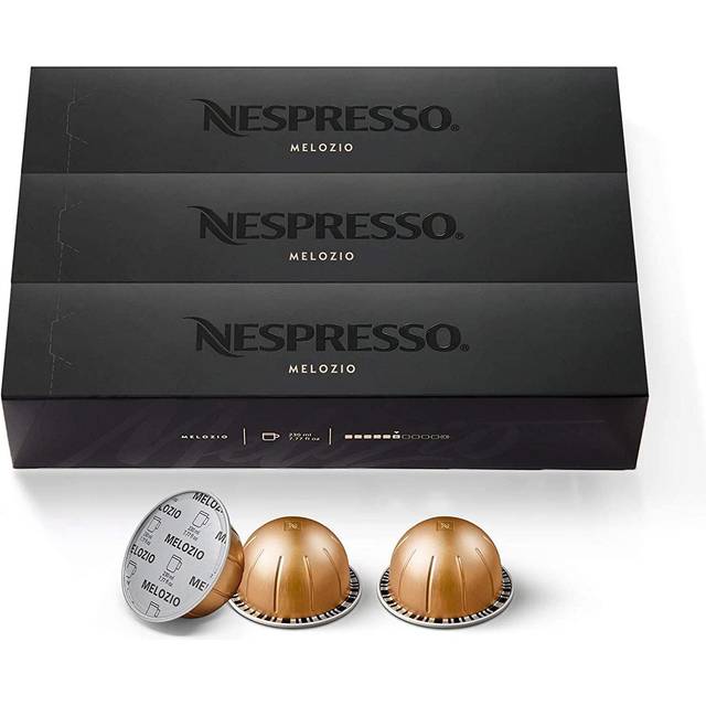 Nespresso Capsules VertuoLine, Melozio, Medium Roast Coffee, 30 Count Coffee Pods, Brews 7.8oz