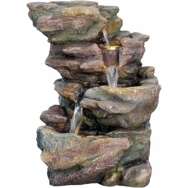 Tranquility Dacite Mains Powered Water Feature, Grey