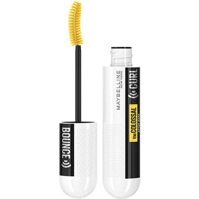 Maybelline New York svart mascara för 24 timmar flödning och volym, med Memory Curl Formula, Colossal Curl Bounce Mascara, After Dark, 1 x 10 ml
