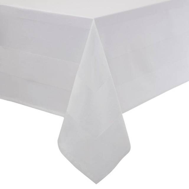 Mitre Luxury Satin Band Tablecloth 1780 x 3650mm - white