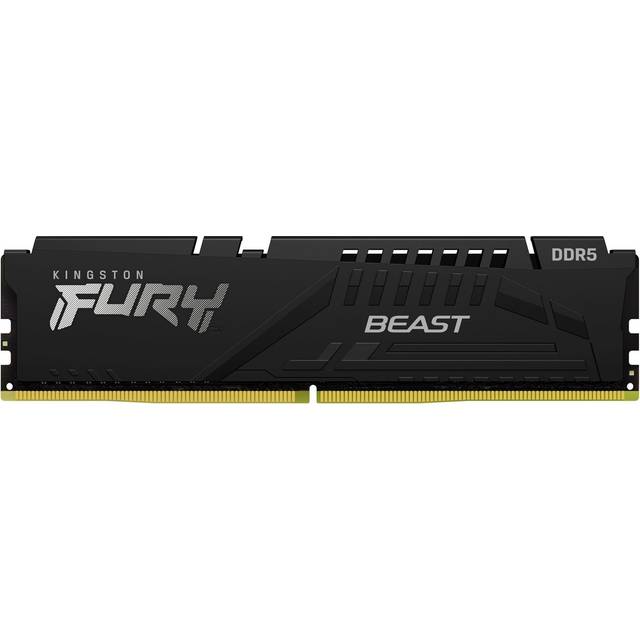 Kingston FURY Beast Svart EXPO DDR5 16 GB (2 x 8 GB) 5600MT/s DDR5 CL36 DIMM stationär dator spelminne för fast dator kit - KF556C36BBEK2-16