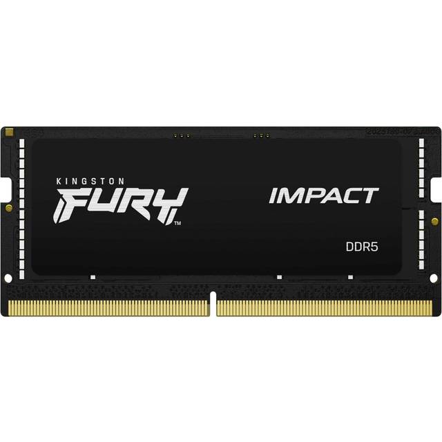 Kingston FURY Impact PnP 32 GB 5600MT/s DDR5 CL40 SODIMM Notebook spelminne enkel modul - KF556S40IB-32