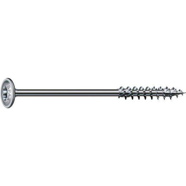 Spax träskruv 6,0 x 60 mm, förpackning med 200, T-Star plus, platt huvud, full gänga, 4Cut, WIROX A3J, 251010600605