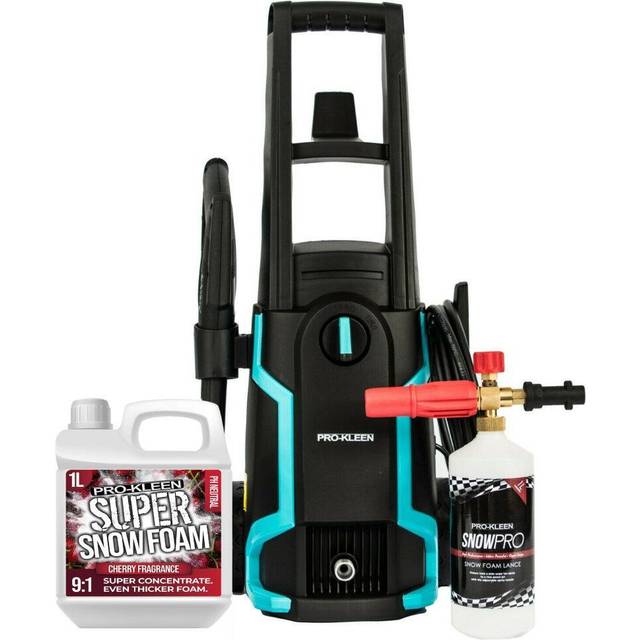 Pro-Kleen Pressure Washer Power Jet Wash Snow Foam And Lance - Black