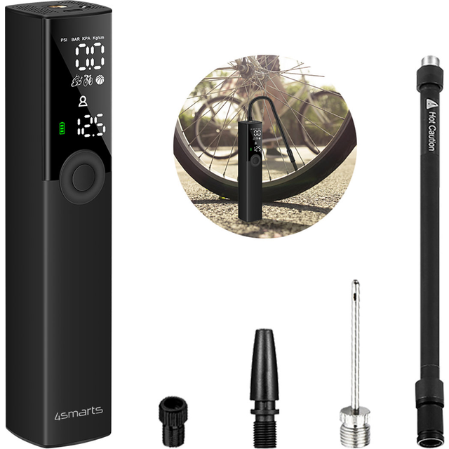 4smarts 496456, Universel, 8 bar, 20 l/min, Sort, Acrylonitrilbutadienstyren, USB Type-C