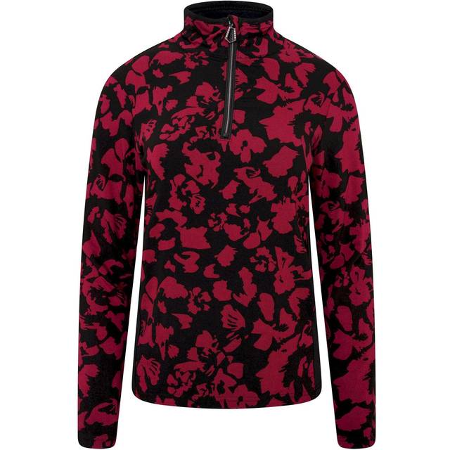 Dare2b Womens Immortal Half Zip Sweater: Beetroot Floral: 12 Size: 12,
