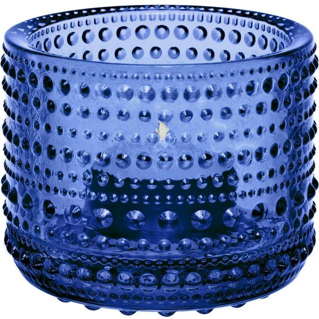 Iittala Kastehelmi ljuslykta 64 mm Ultramarinblå - Blå