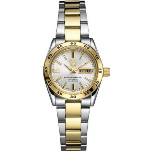 Refurbished Seiko 5 White Dial Automatic Sports SYMG42K1 Women&#39;s Watch