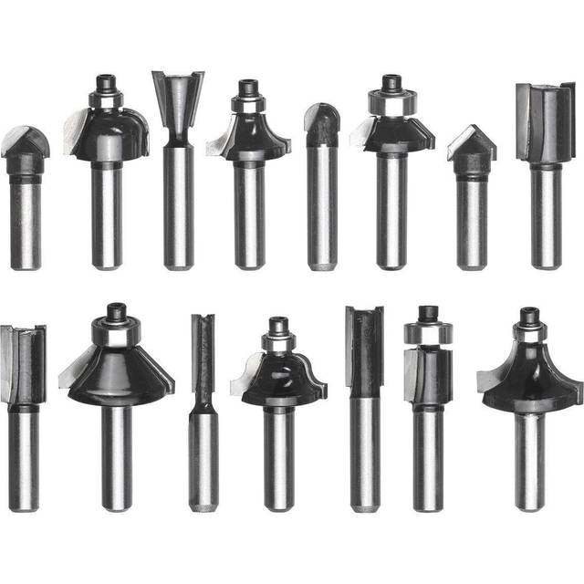 Einhell 15 Piece 8mm Router Bit Set
