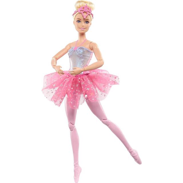 Barbie Dreamtopia Twinkle Lights Ballerina Doll with Pink Tutu
