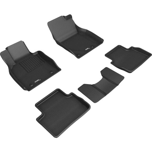 3D MAXpider Custom Fit Kagu Floor Mat (Black) Compatible with Mazda MA