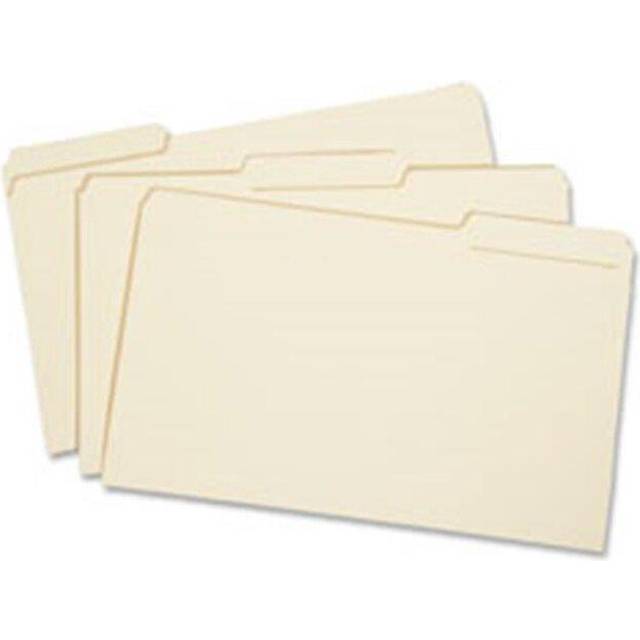 Skilcraft NSN2822507 File Folder,.75 in. Expansion,.33 in. Cut,Letter-Size,100-PK,Manila