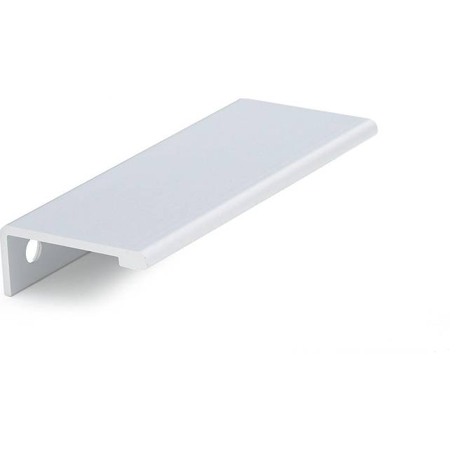 Richelieu Hardware BP98988010 Lincoln Collection 3 1/8-inch (80 mm) Center-to-Center Aluminum Modern Cabinet and Drawer Edge Pull Handle for Kitchen