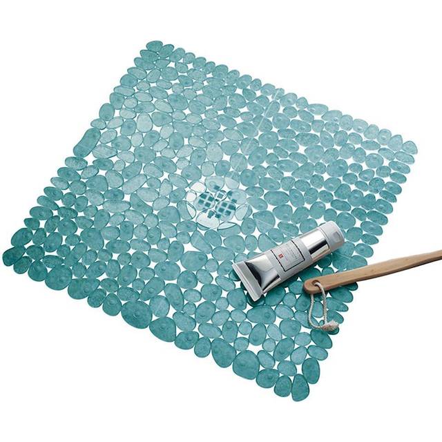 iDesign Pebblz 80211EU blå duschmatta