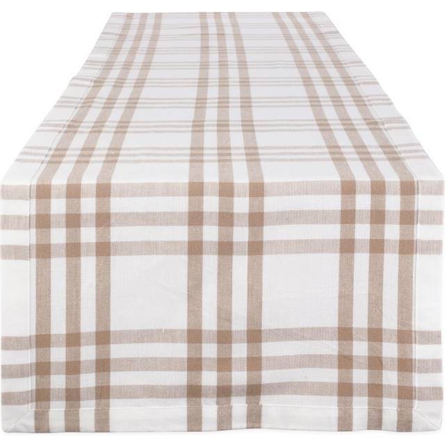 DII Stone Farm To Table Check Table Runner 14x72