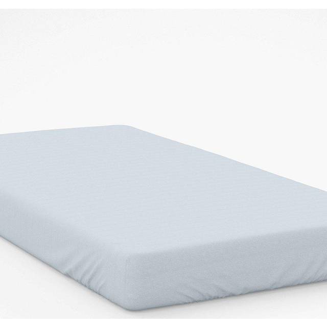 Belledorm Plain Dye Percale Fitted Sheet - DOUBLE, DUCK EGG