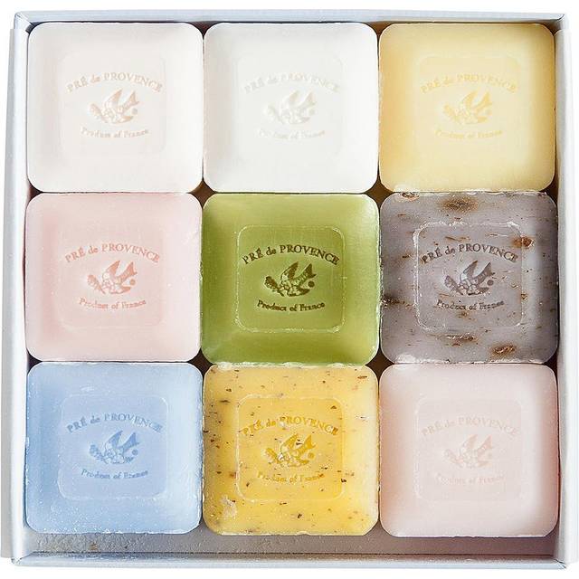 Pre de Provence Luxury Box of Guest Gift Soap Set of 9  Purple9 Count Pack of 1
