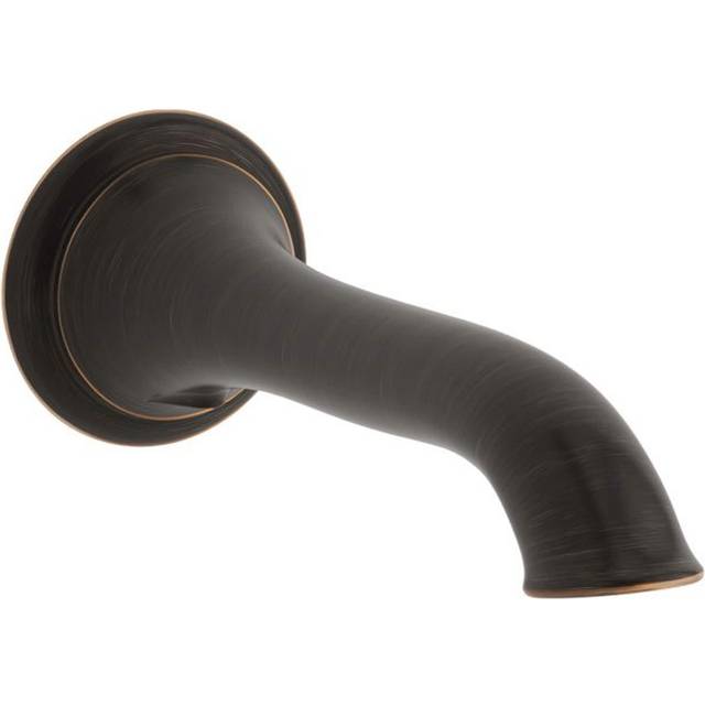 Kohler K-72791-2BZ Artifacts Wall-Mount Bath Spout with Flare Design  Less Handles  Oil-Rubbed Bronze