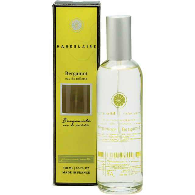 Provence Sante Eau de Toilette Spray - Luxury Fragrance Gift Pefume EDT Scented Long Lasting Fragrant Spray Bottle Made in France 3.5 Oz (Bergamot) Br