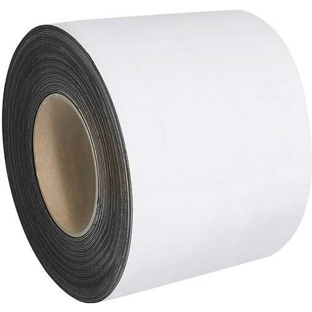 Box Partners LH159 4 in. x 100 ft. White Warehouse Labels - Magnetic Rolls