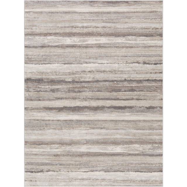 PANDORA Scandi Modern Area Rug - Grey - 160cm x 215cm