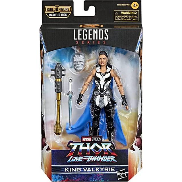 Hasbro - Marvel Thor Love and Thunder: Build A Figure Legends Series - King Valkyrie Action Figure (F1407)
