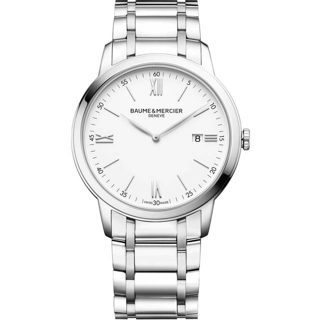 Baume & Mercier Mens Classima Watch 10526 - White