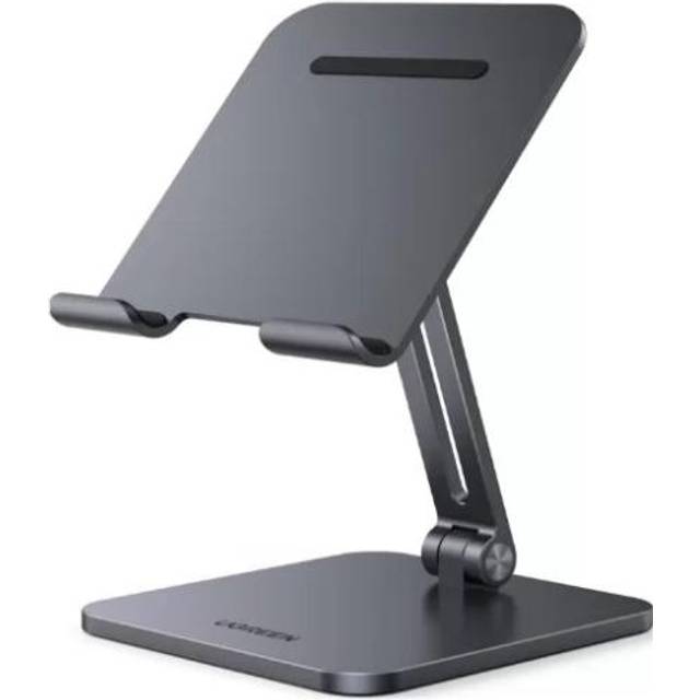iPad Stand Tablet Holder Desk Foldable Adjustable Travel Phone Mount Compatible with iPad Pro 12.9 11/Air/Mini,iPhone 15 Pro Max,Galaxy Tab A9 A8 S9