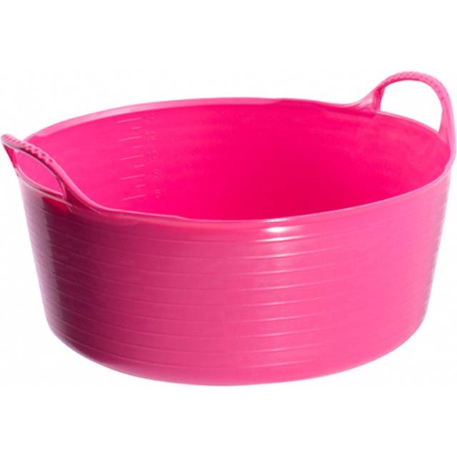Red Gorilla Tubtrug Small Flexible Shallow Bowl - Pink