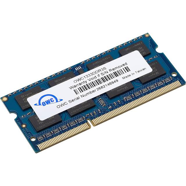 OWC – 4 GB OWC minne uppgraderingsmodul – PC10600 DDR3 1333 MHz SO-DIMM för 2011 MacBook Pro, Mid 2010/2011 21,5 tum och 27 tum iMac-modeller, 2011 Mac mini