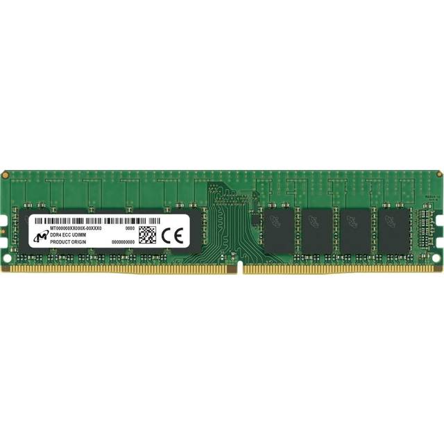 Micron MTA9ASF2G72AZ-3G2F1R Internminne Desktop Modul DDR4 16 GB 1 x 16 GB ECC 3200 MHz 288-polig DIMM CL22 MTA9ASF2G72AZ-3G2F1R