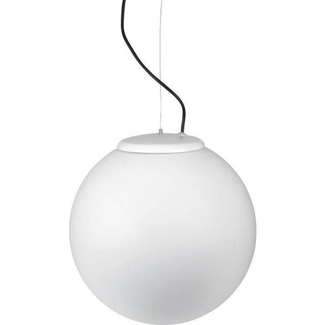 Leds-C4 Cisne - 1 Light Large Outdoor Globe Ceiling Pendant Light White IP44, E27
