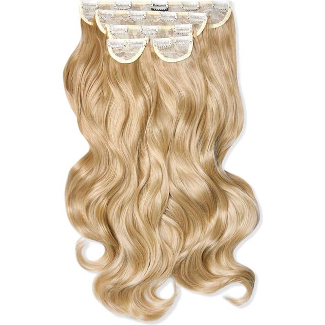 Super Thick 22" 5 Piece Curly Clip In Hair Extensions - Golden Blonde