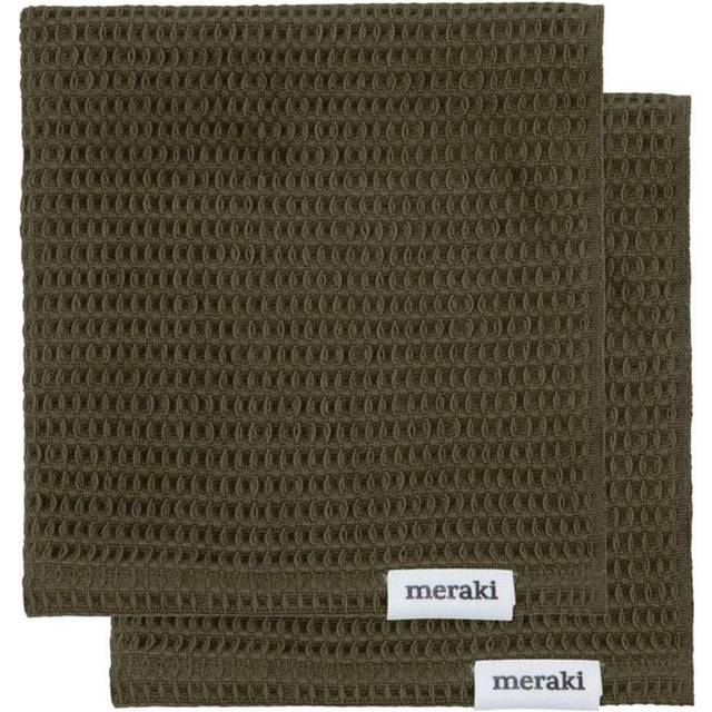 Meraki - Dishcloth - Pumila - Disktrasor - Army green - L30 x W30 cm