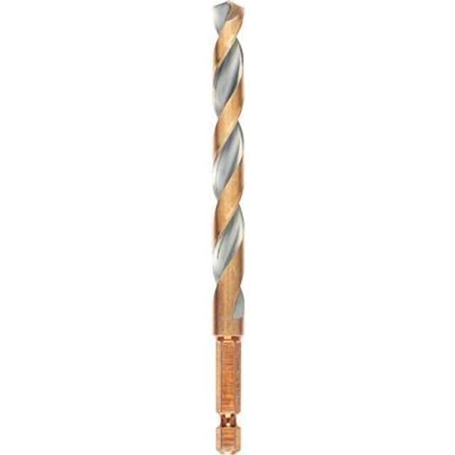 DeWalt Black and Gold Hex Impact HSS Drill Bit 9mm Pack of 1