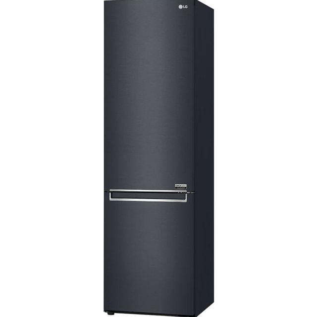 LG GBB92MCBAP, Klasse A, 384 L, Kühl-/Gefrierkombination, Inverter Linear Kompressor, 35 dB, Kühlschrank mit Gefrierfach, Innendisplay, DoorCooling+, LINEARCooling - Matte Black