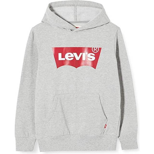 Levi's Kids Batwing screenprint huvtröja pojkar 2–8 år, Grå ljung, 5 År