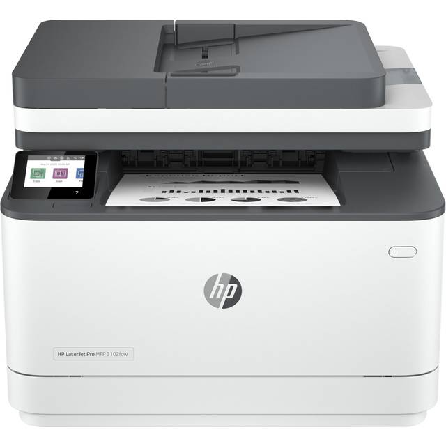 HP LaserJet Pro MFP 3102fdw Printer, Black and white, Printer for Small medium business, Print, copy, scan, fax, Two-sided printing; Scan to email; Scan to PDF