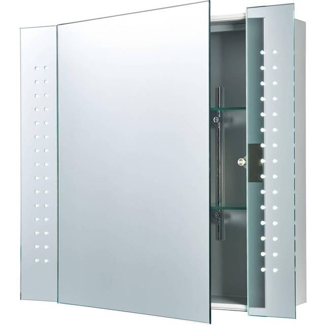 Endon - Revelo - Light Illuminated Bathroom Mirrors Silver, Mirrored Glass IP44