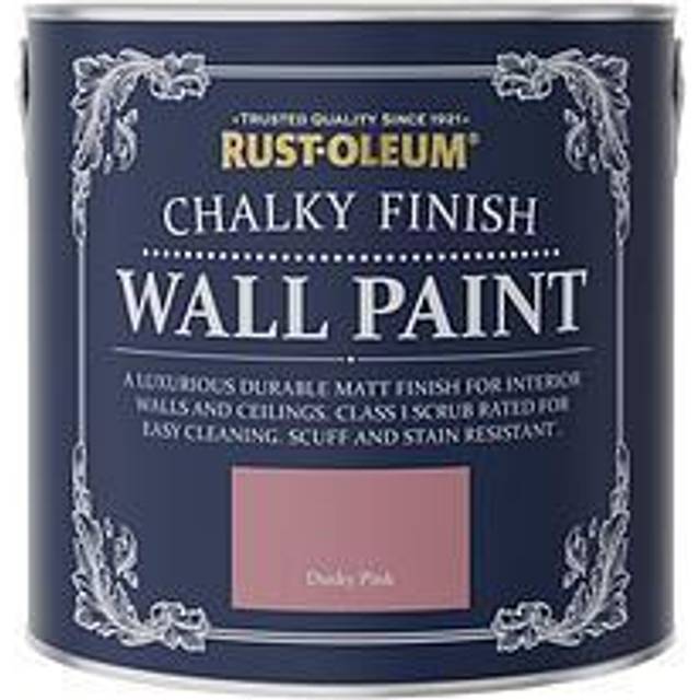Rust-Oleum Chalky Finish 2.5-Litre Wall Paint &Ndash; Dusky Pink - Dusty Pink