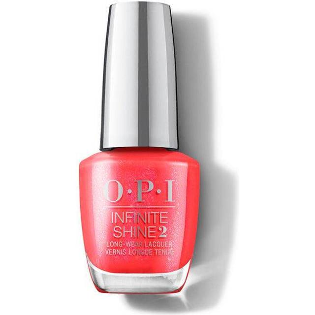OPI Infinite Shine - Left Your Texts On Red - #ISLS010