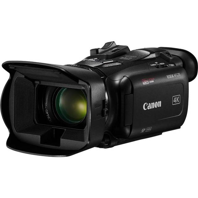 Canon Vixia HF G70 UHD 4K Camcorder with 20x Optical Zoom Camera Lens in Black