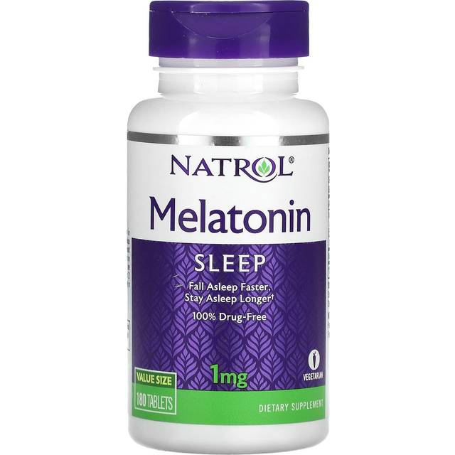 Natrol - Melatonin, 1 mg - 180 tabletter