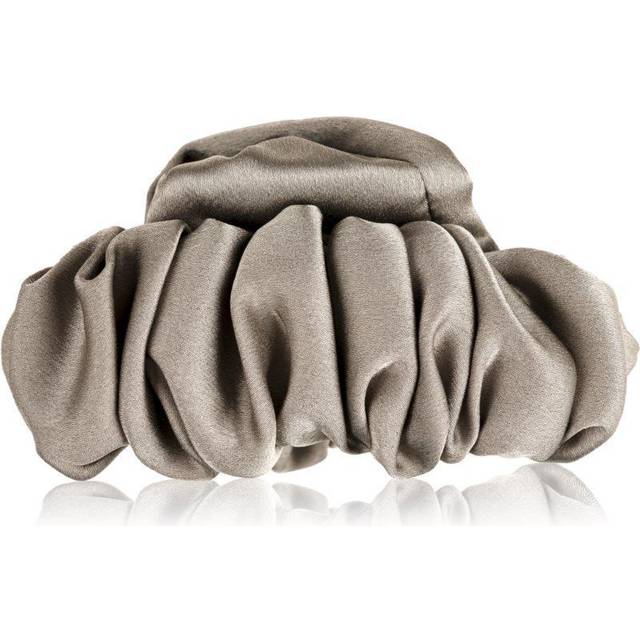 Revolution Haircare Ruched Satin Claw Clip Khaki